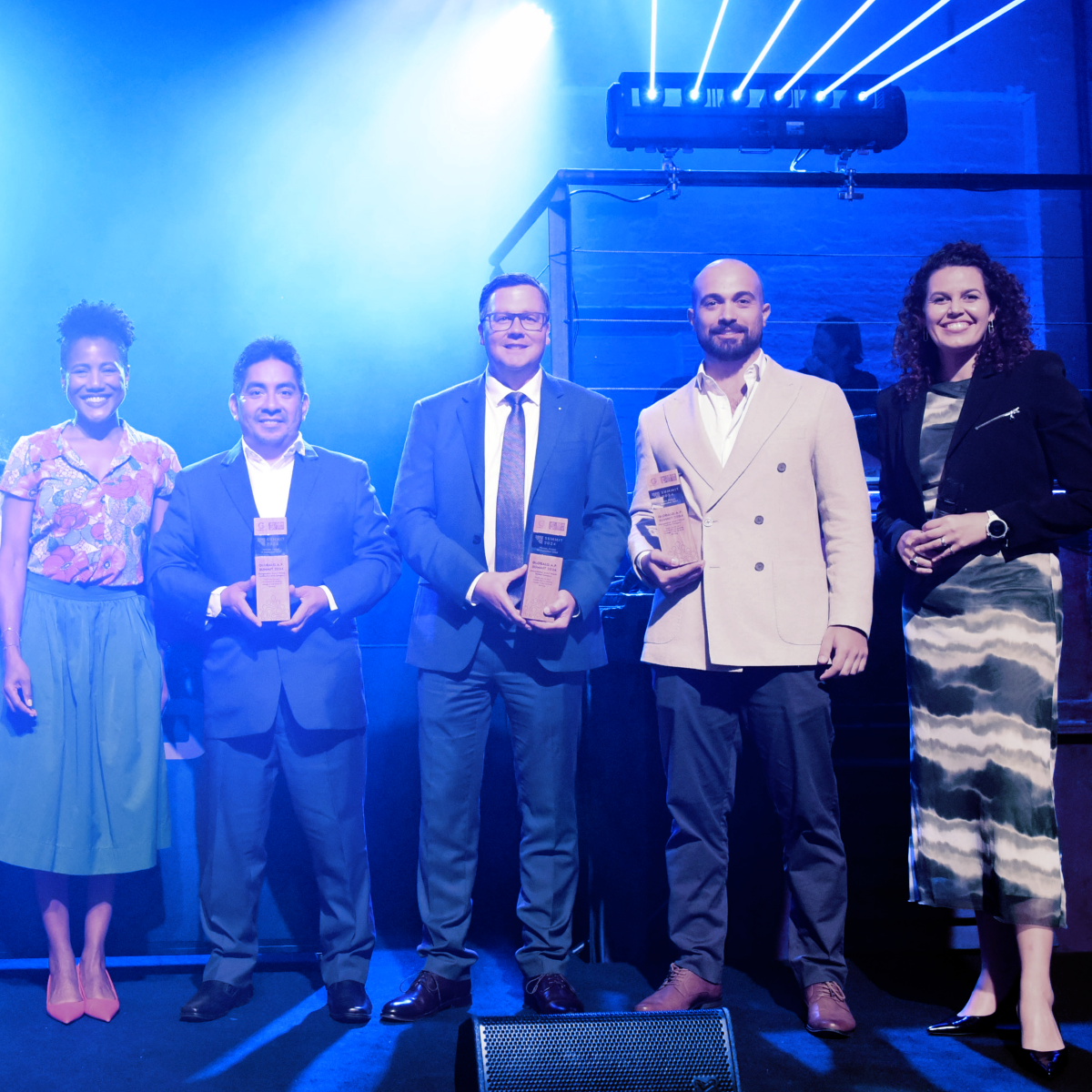 Changemaker Award winners 2024 at the SUMMIT in Warsaw, Poland.