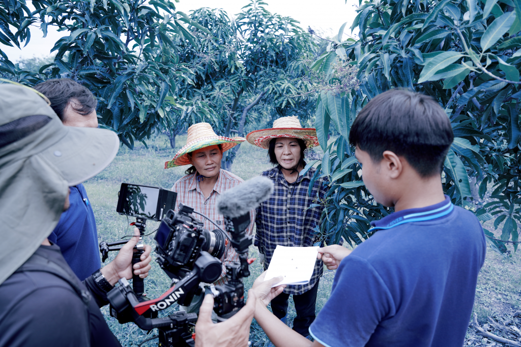 Filming behind the scenes in Red Rocket Farm in Thailand, 2025