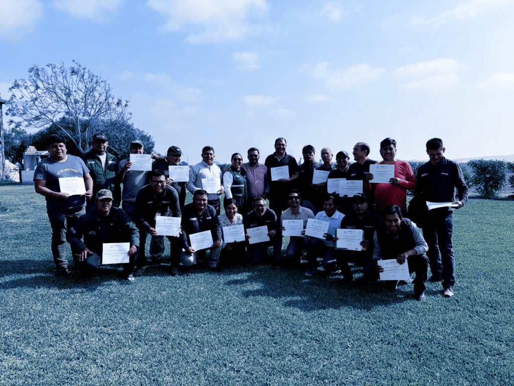 Group photo of participants from a capacity building training session