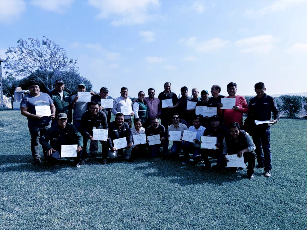 Group photo of participants from a capacity building training session