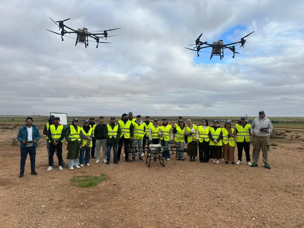 Agricultural drone pilot training for women